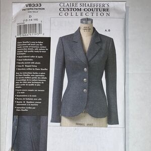 Claire Schaeffer Custom Couture Jacket pattern